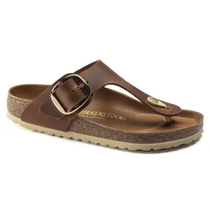 1018745 Gizeh Big Buckle Oiled Leather Cognac