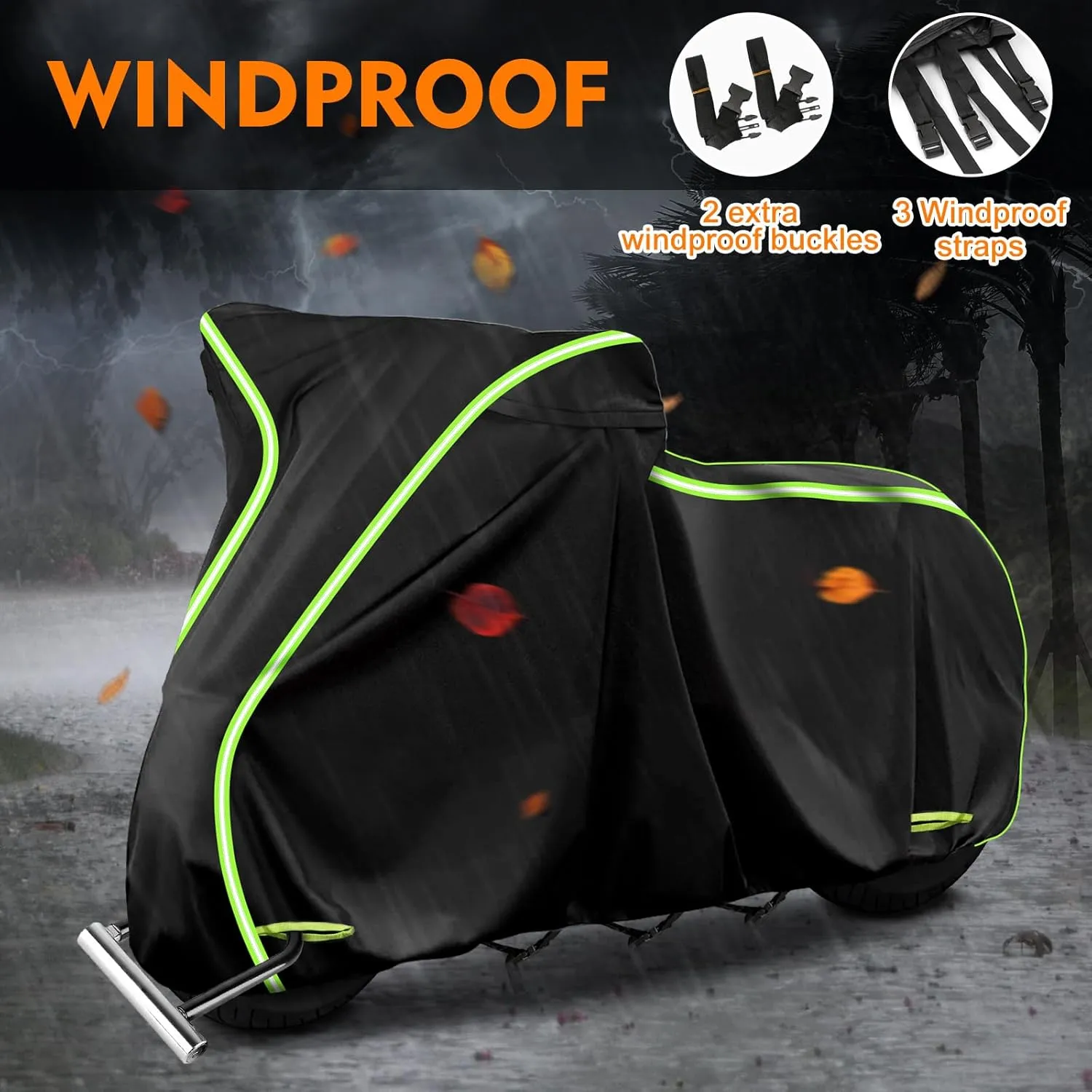 420D Waterproof Motorcycle Cover for Indian Scout,101 Scout,Scout Sixty,Scout Rogue,Scout Rogue Sixty,Scout Classic,Windproof Heavy Duty Outdoor Bike Cover