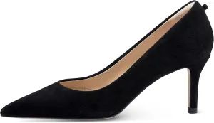 7or9 High Heels for Women Pumps Ultra-Soft Lambskin Black Heels Comfortable Pointed Toe Stiletto Heels