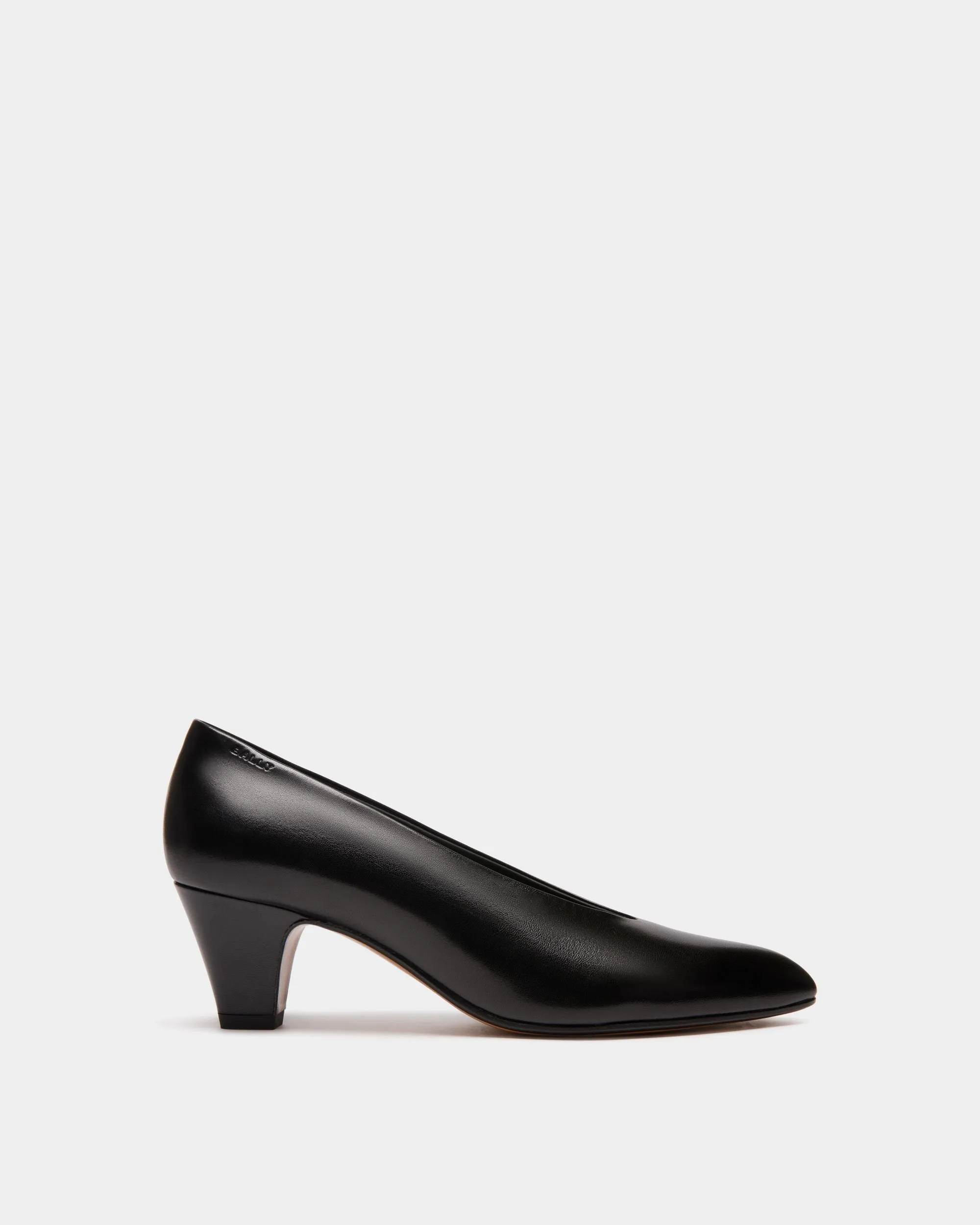 Alva Pump in Black Leather