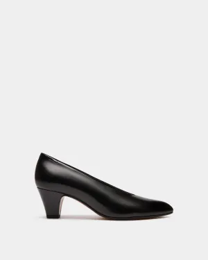 Alva Pump in Black Leather