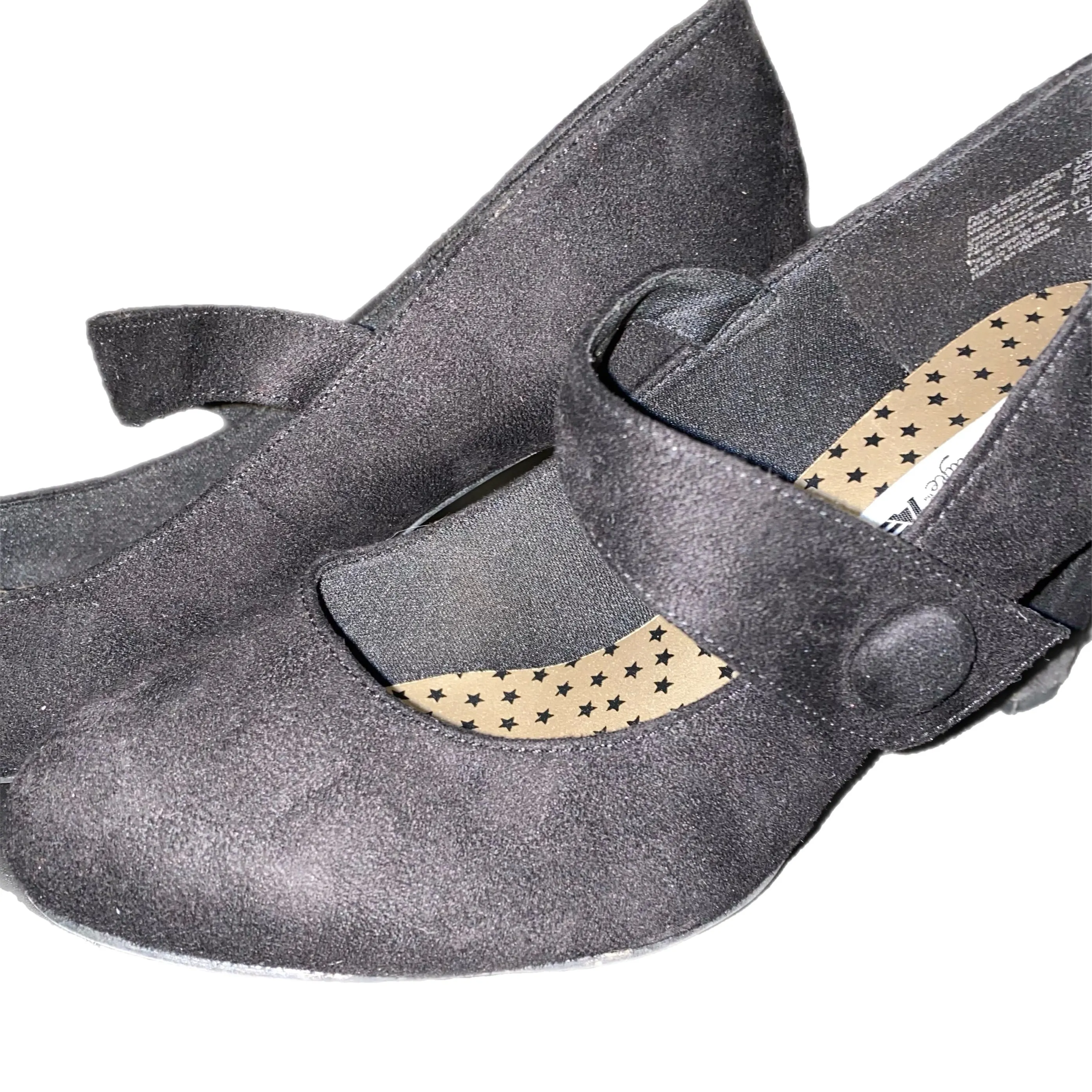 American Eagle Women's Mary Jane Pump Black Suede Size 8
