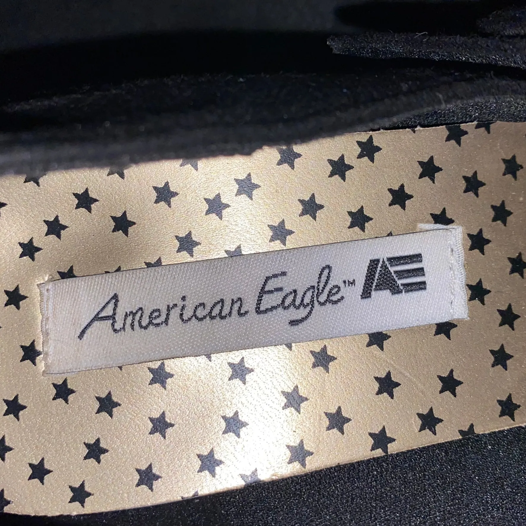 American Eagle Women's Mary Jane Pump Black Suede Size 8