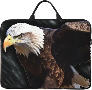 an Eagle Laptop Case Sleeve 14" Laptop Bag Shockproof Computer Carrying Cover Protective Notebook Case