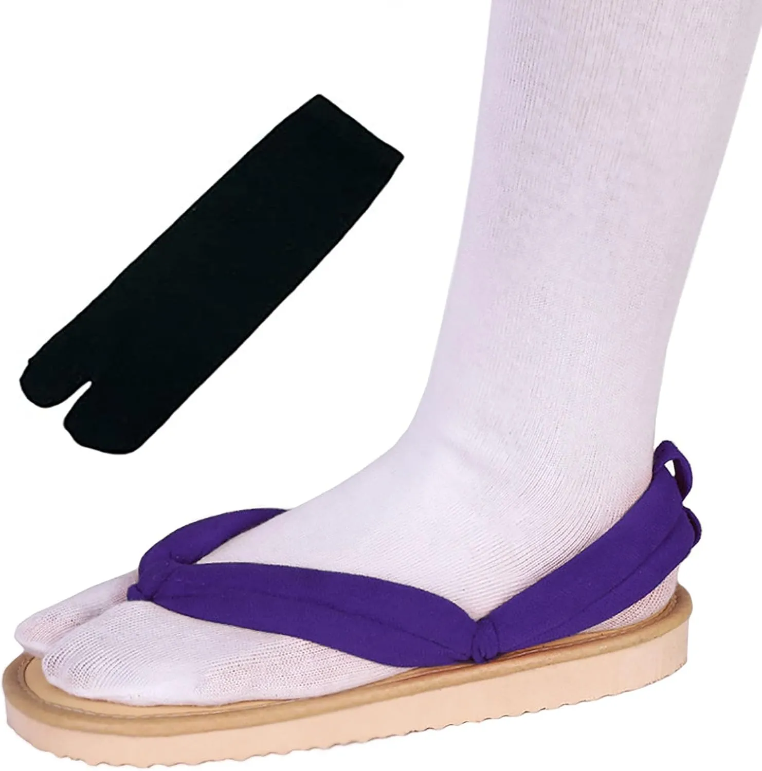 Anime Unisex Cosplay Clog Shoes Kamado Tanjirou Geta Slippers Japanese flip Flops