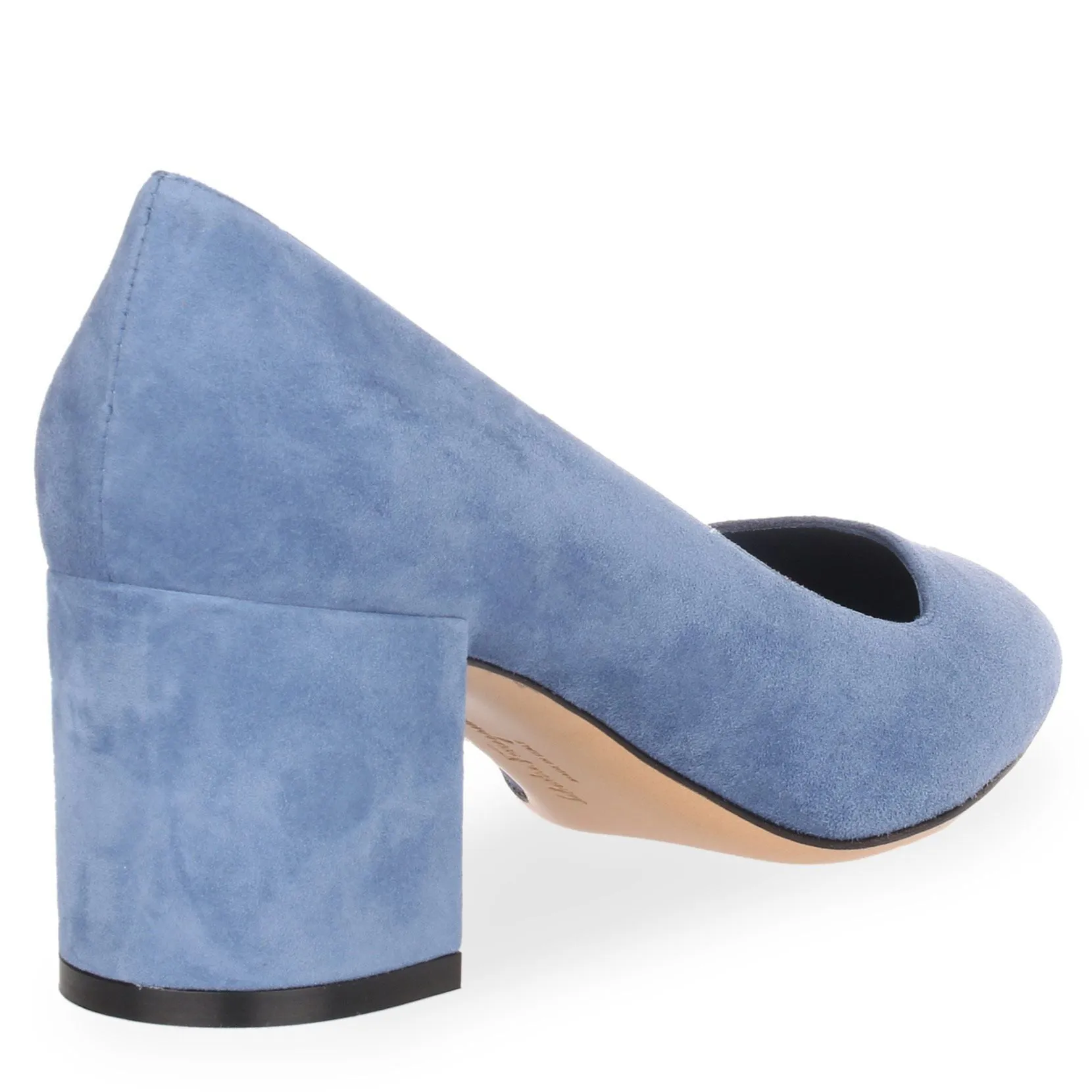 Arezzo 55 blue suede pump