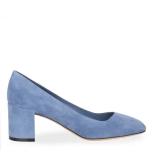 Arezzo 55 blue suede pump
