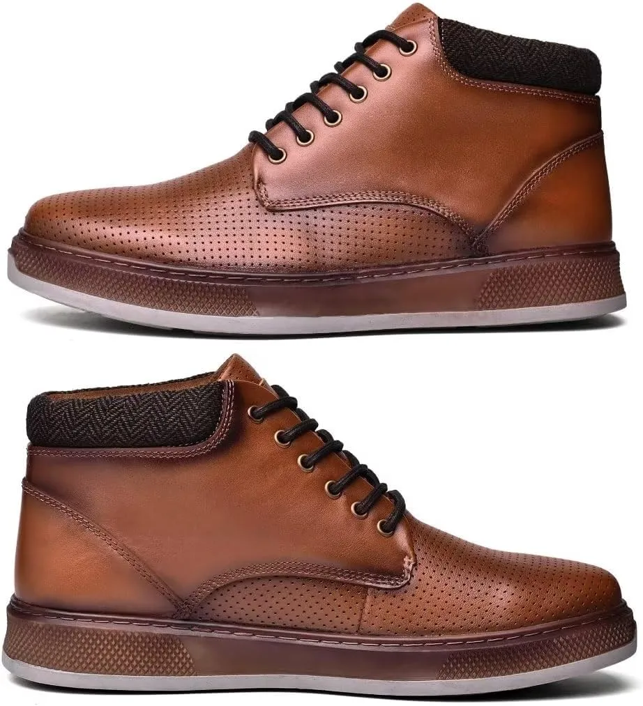 Arkbird Chelsea Ankle Boots for Men Genuine Leather Oxford Casual and Formal Dress Boot