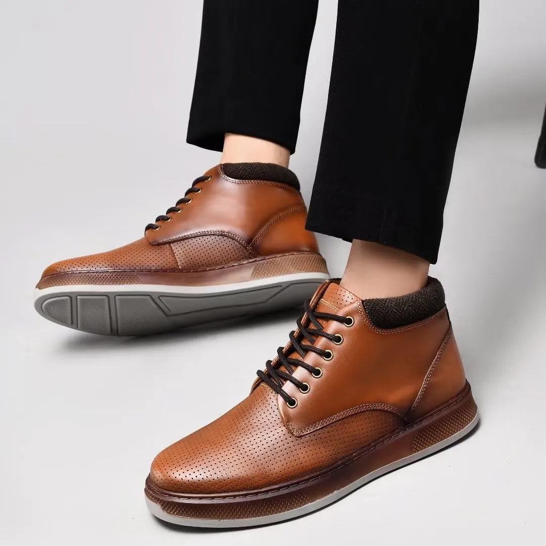 Arkbird Chelsea Ankle Boots for Men Genuine Leather Oxford Casual and Formal Dress Boot