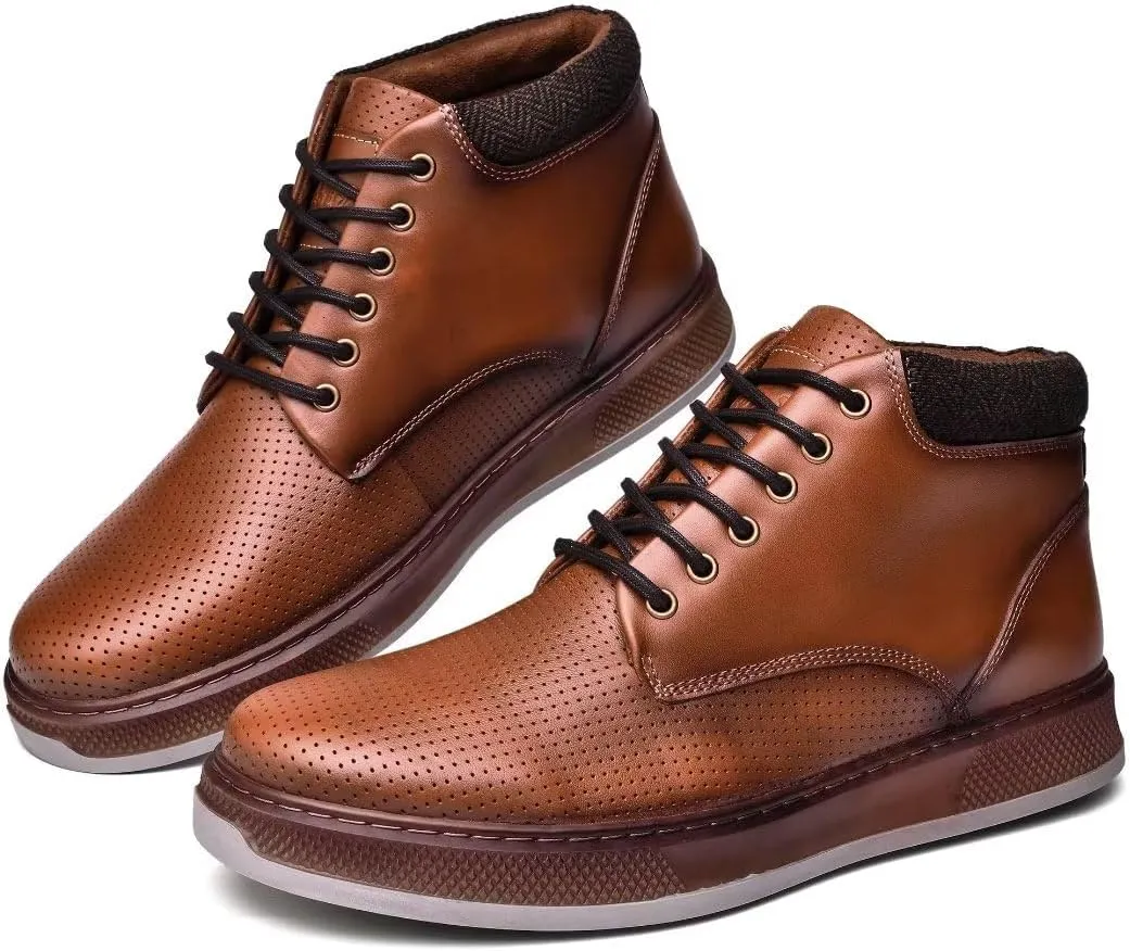 Arkbird Chelsea Ankle Boots for Men Genuine Leather Oxford Casual and Formal Dress Boot