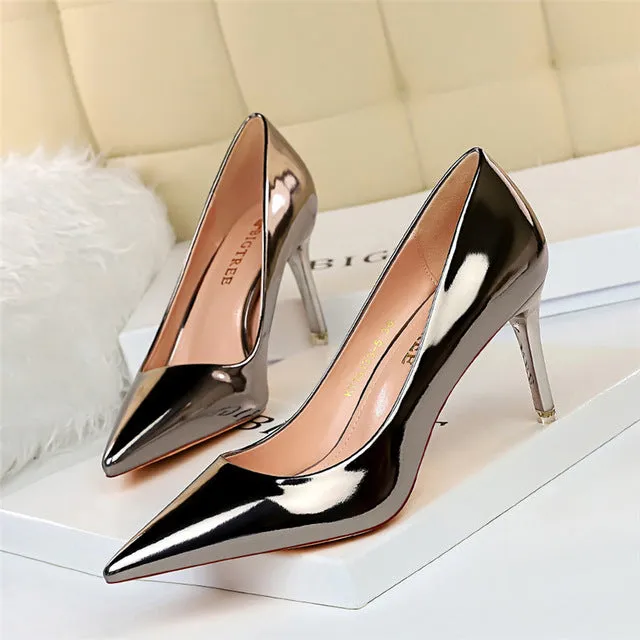 Attentive support 10.5cm Special promotions Pumps Women High Thin Heels