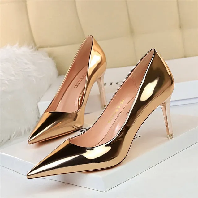 Attentive support 10.5cm Special promotions Pumps Women High Thin Heels