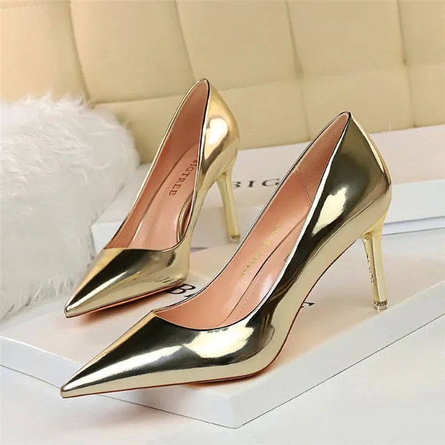 Attentive support 10.5cm Special promotions Pumps Women High Thin Heels