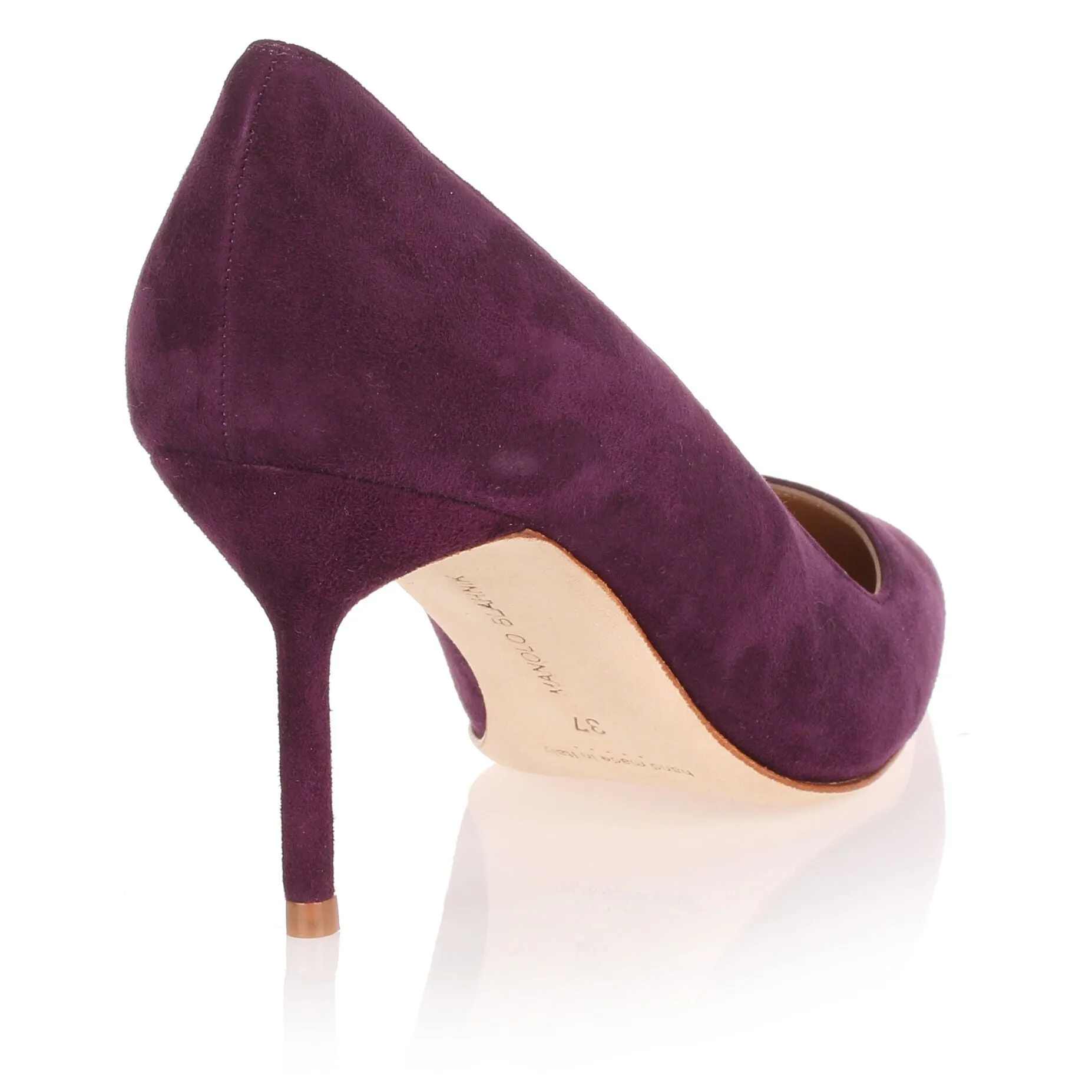 BB70 purple suede pump