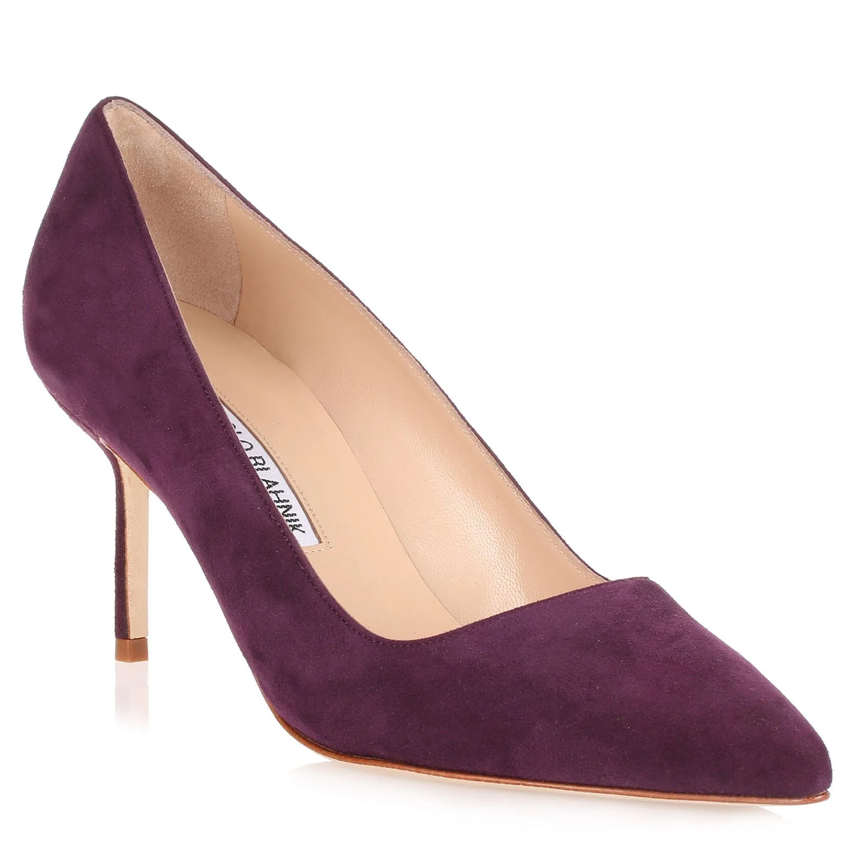 BB70 purple suede pump
