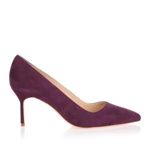 BB70 purple suede pump