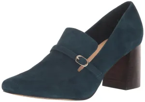 Bella Vita Women's Ashton Pump, Navy Suede Leather, 9.5 Narrow