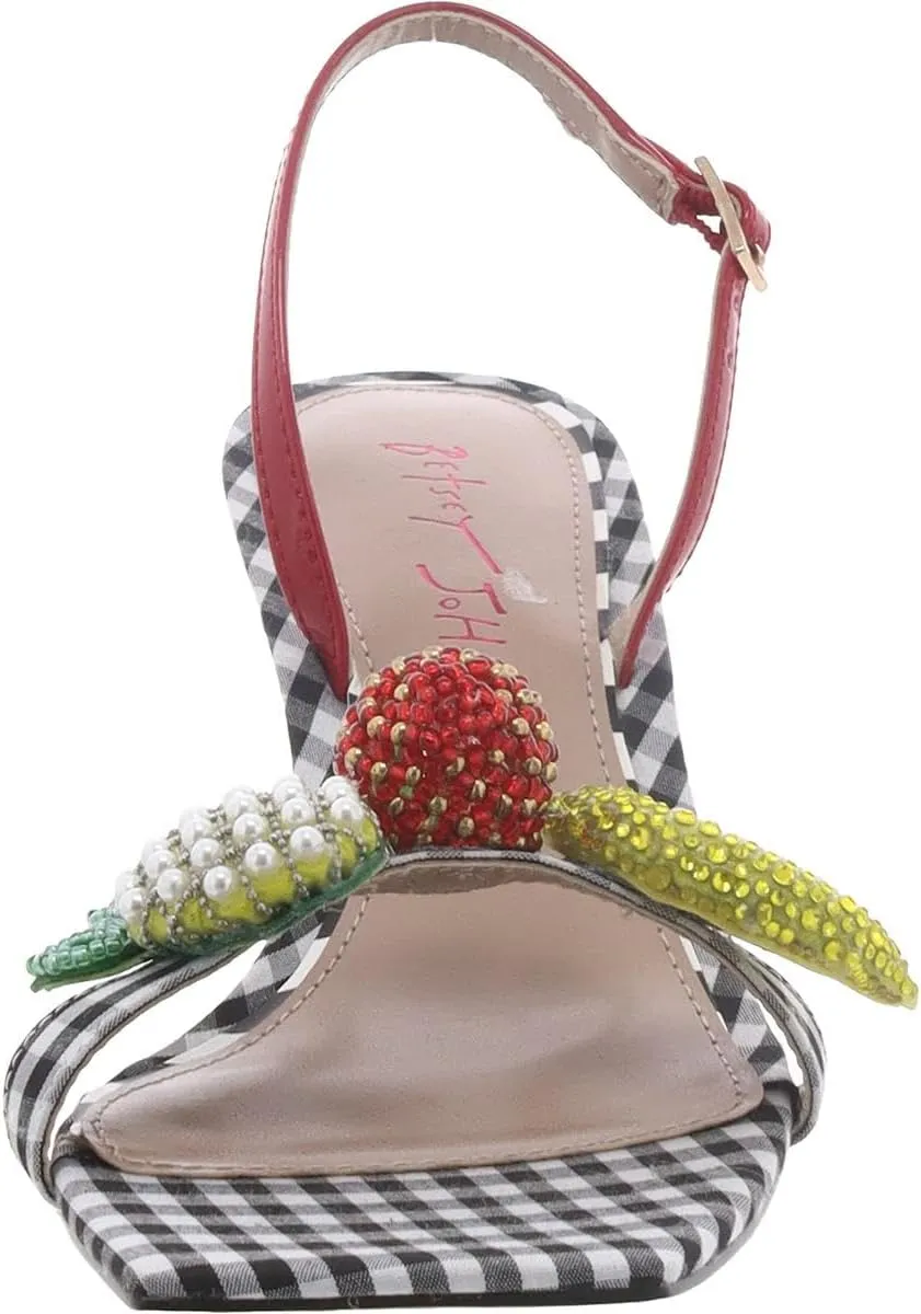 Betsey Johnson Women's Colson Heeled Sandal