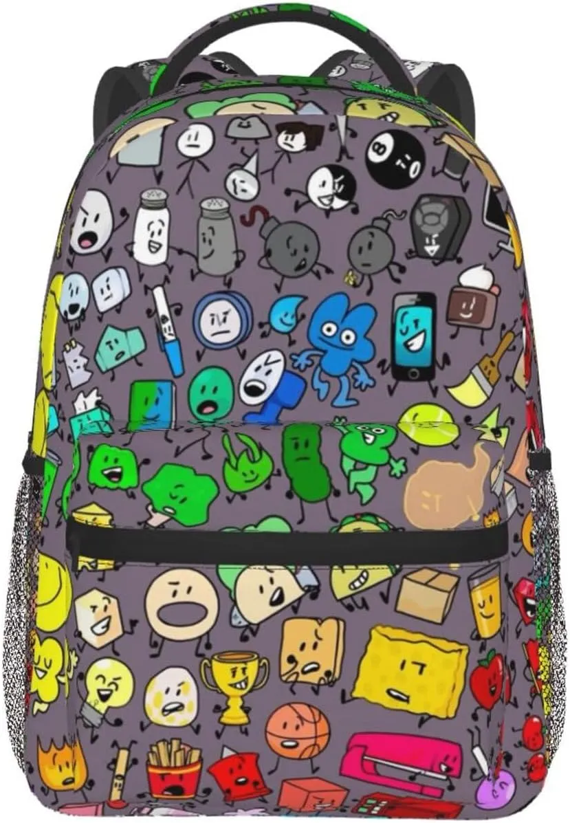 Bfdi-Battle for Dream Island Backpack Adults Bag Casual Backpack Hiking DaypackOne Size