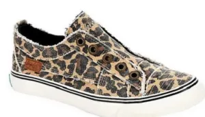 Blowfish Women's Play Natural City Kitty Canvas Comfort Slip-On Shoe ZS0061-958