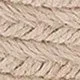 Bohemian Striped White Wedge Sandals with Jute Rope Accents