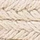 Bohemian Striped White Wedge Sandals with Jute Rope Accents