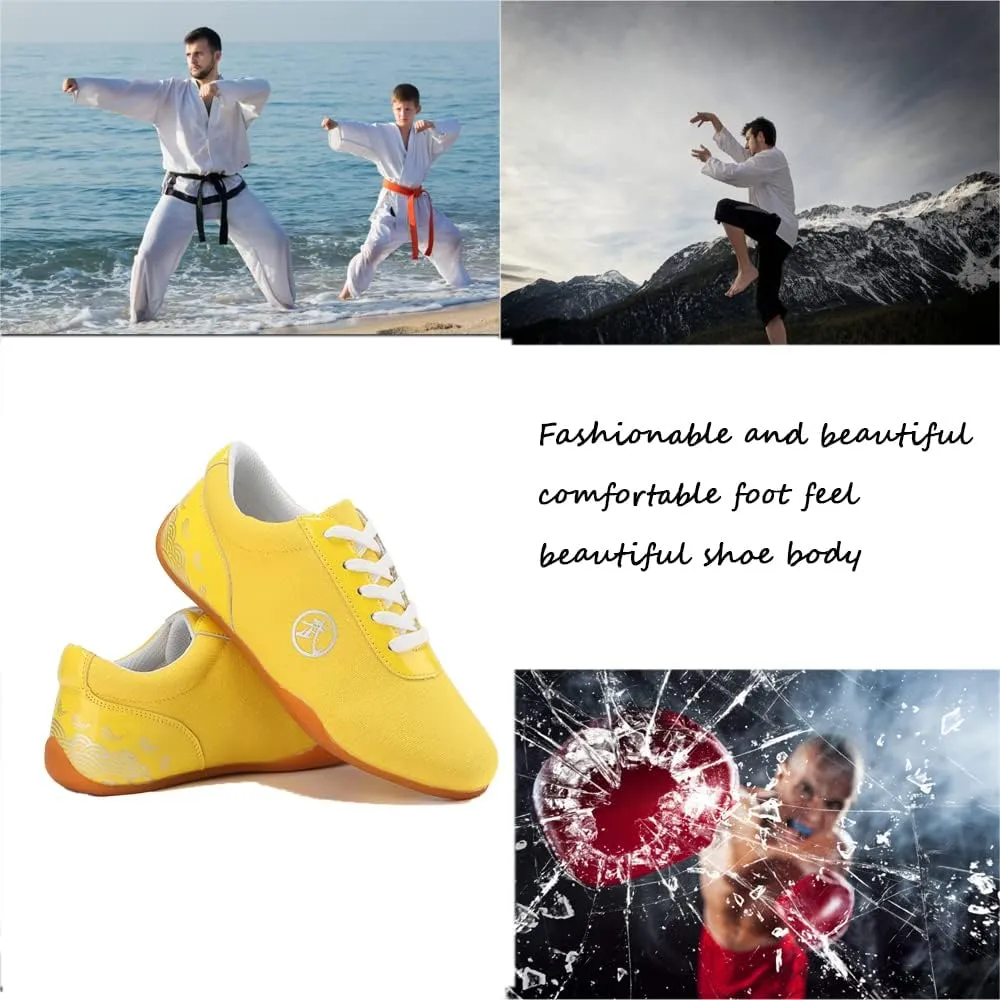Boxing Karate Kung Fu Tai Chi Shoes,Slip-on Style, Casual,Suitable for Indoor/Outdoor use,