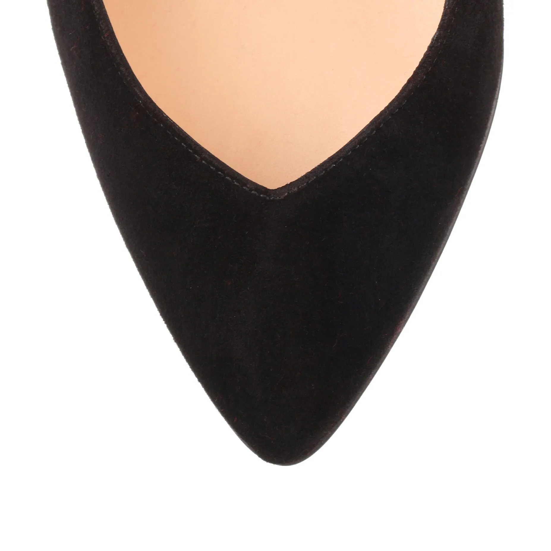 Breche 100 black suede pump