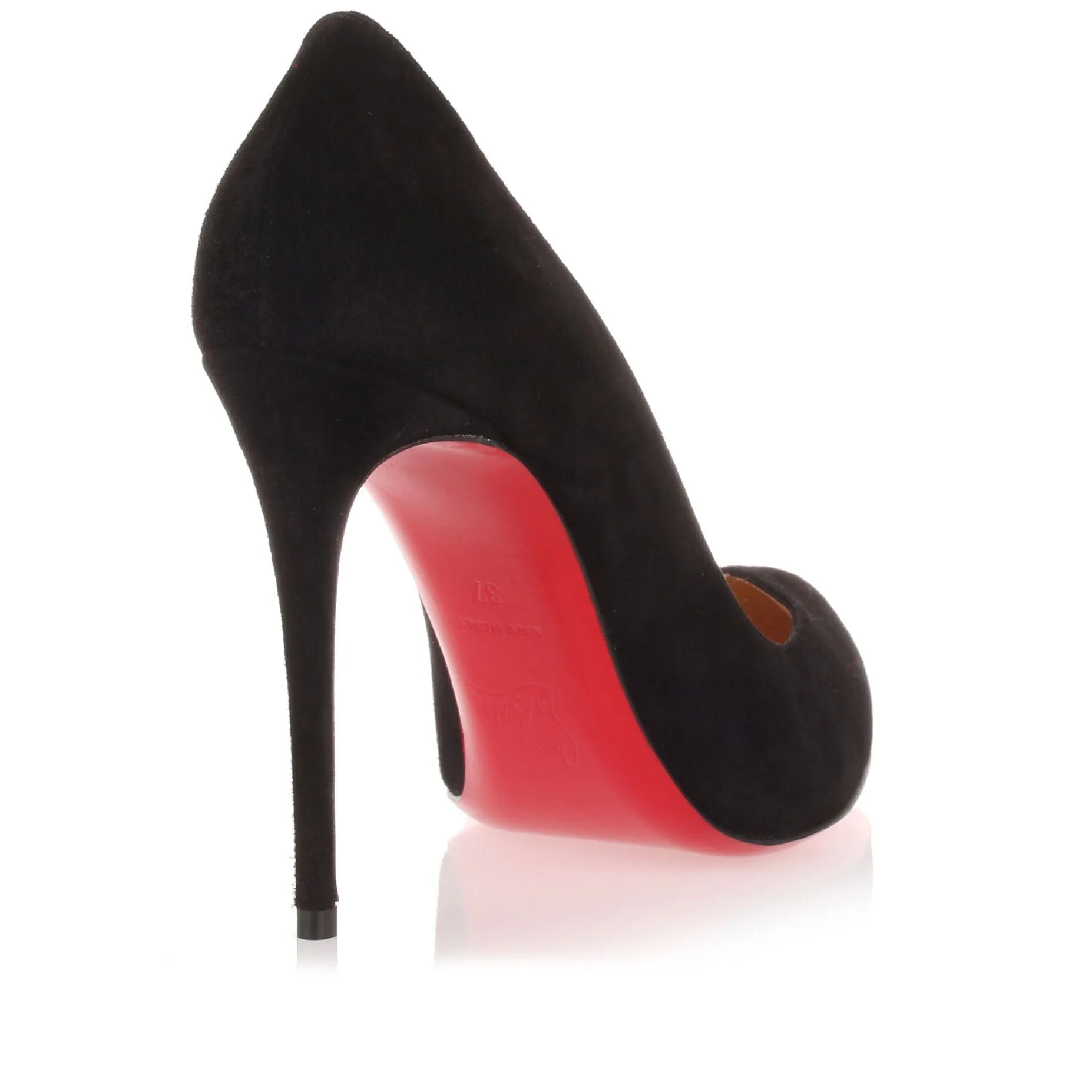 Breche 100 black suede pump