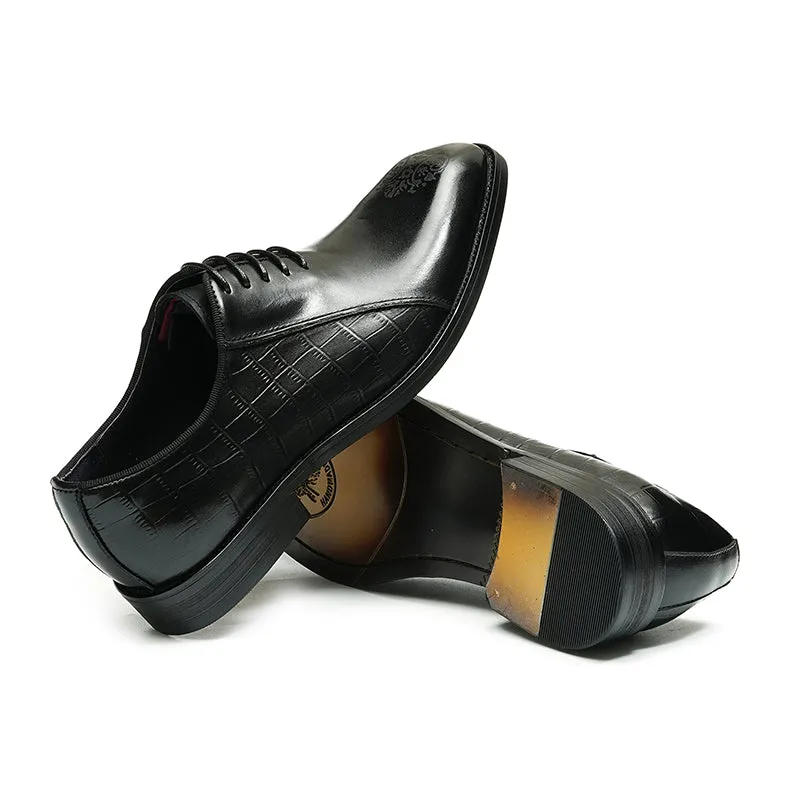 Calfskin Oxford Shoes for Men Pointed Toe