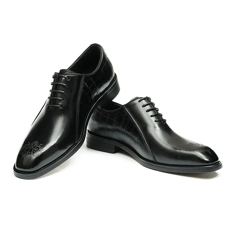Calfskin Oxford Shoes for Men Pointed Toe