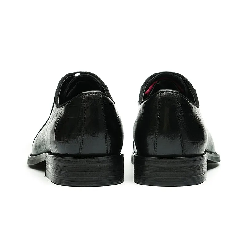 Calfskin Oxford Shoes for Men Pointed Toe