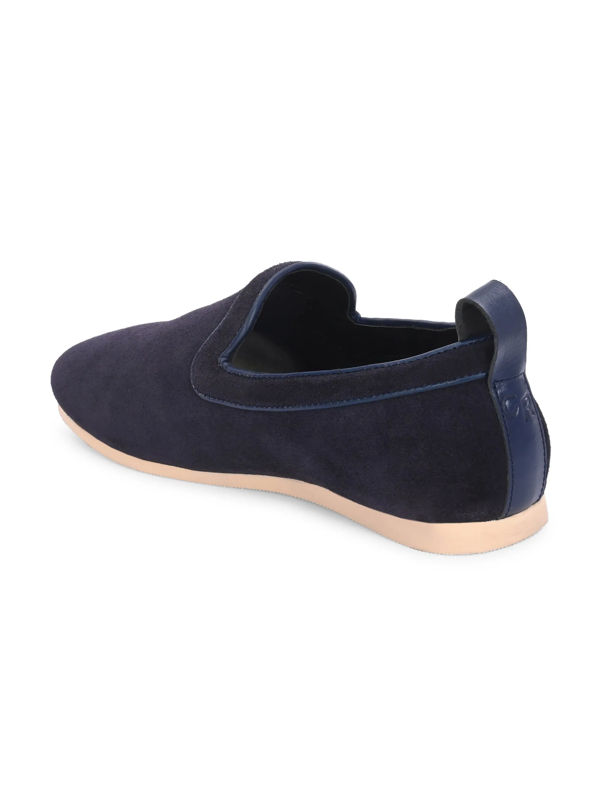 CARLO ROMANO SUEDE LEATHER LOAFER SHOES FOR MEN