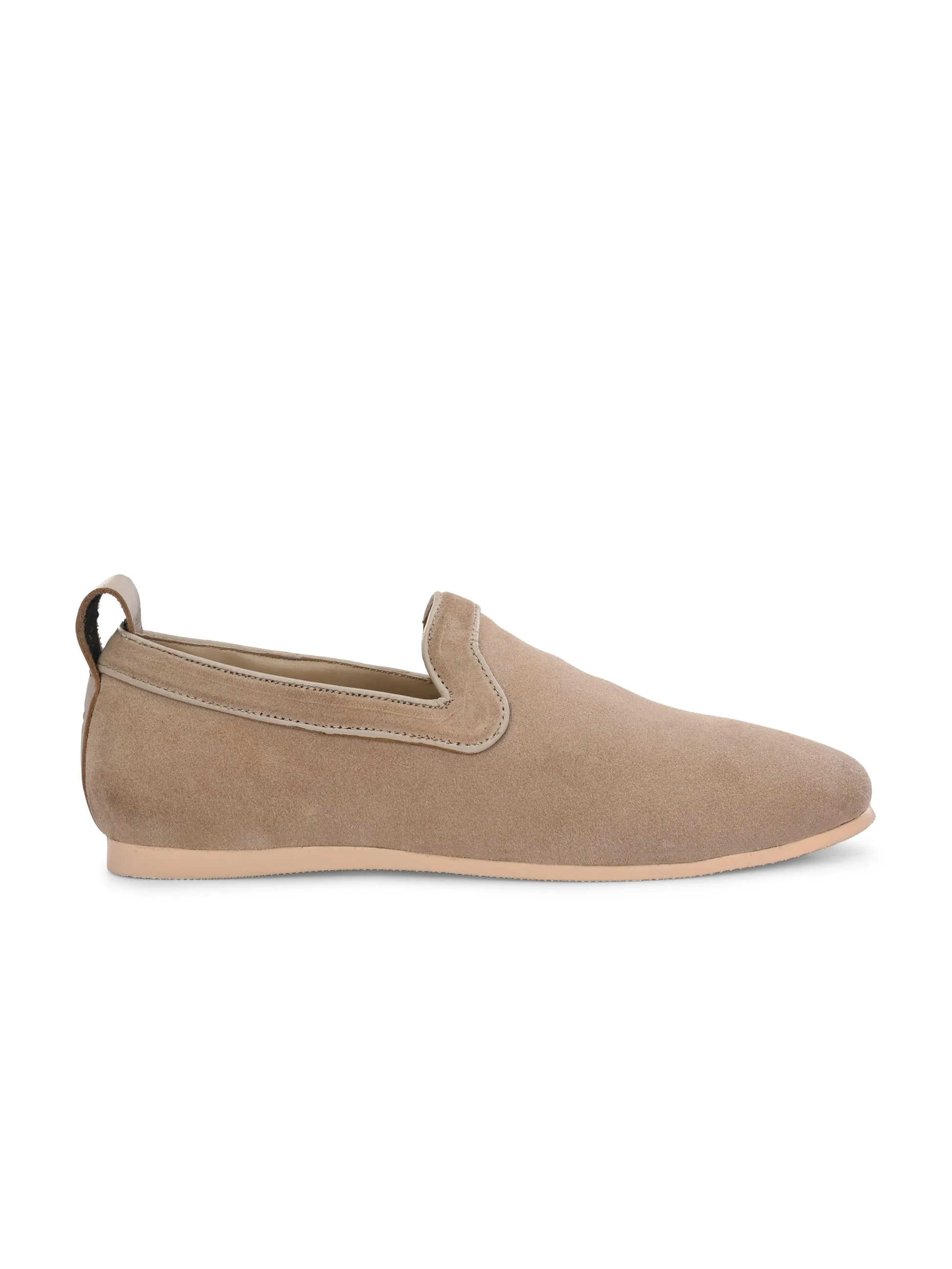 CARLO ROMANO SUEDE LEATHER LOAFER SHOES FOR MEN