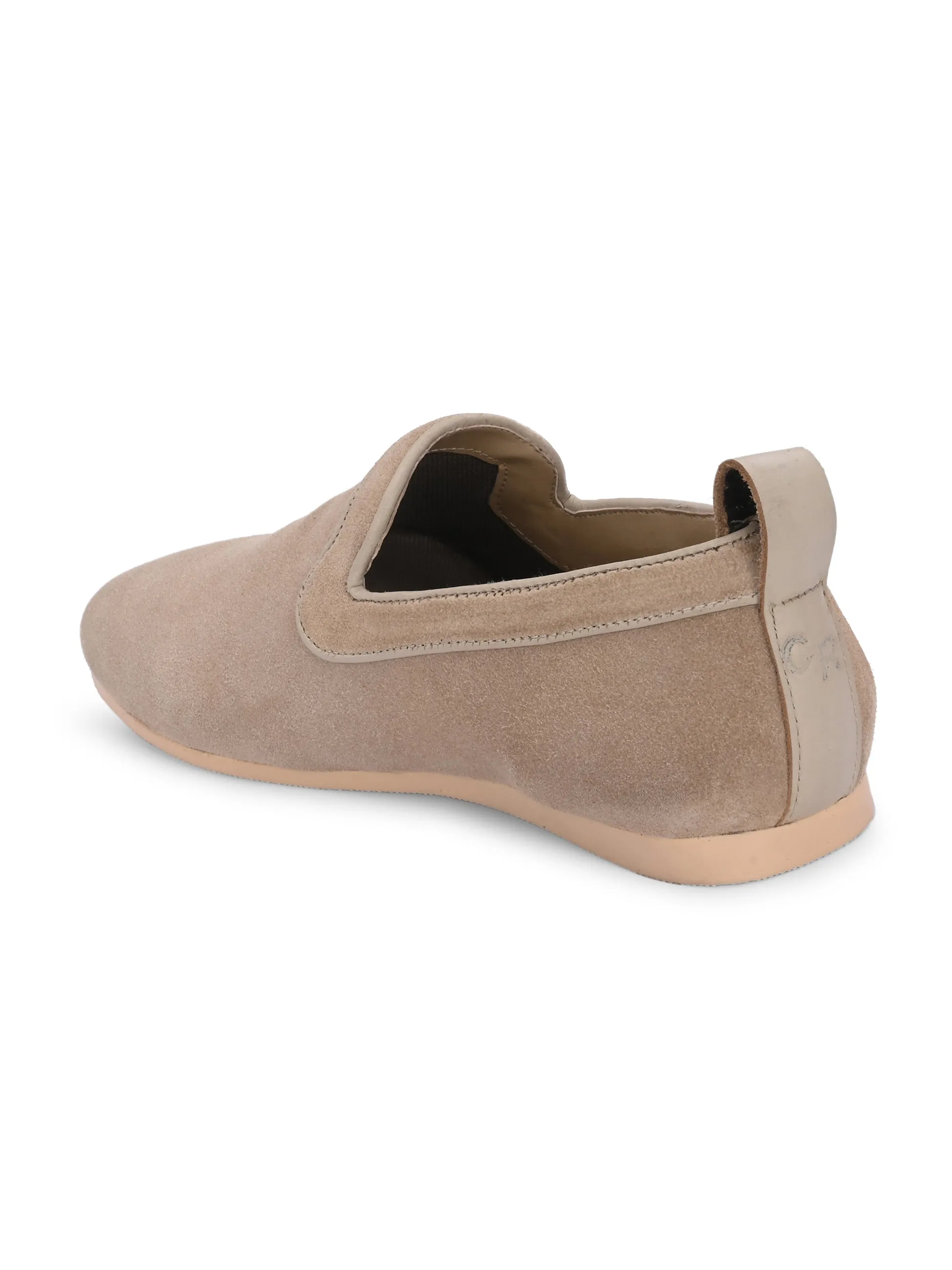 CARLO ROMANO SUEDE LEATHER LOAFER SHOES FOR MEN