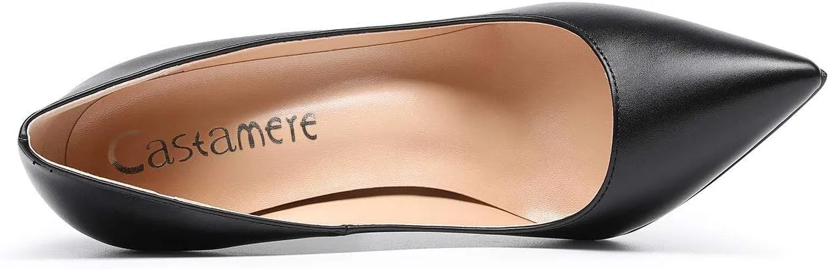 Castamere Womens High Heel Pumps Slip-on Pointy-Toe Elegant Stilettos Shoes 4.7Inch Heels Basic Pump