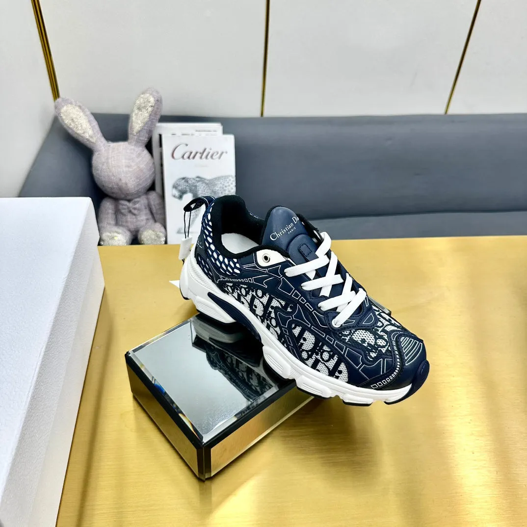 CD Chrono Sneaker 40mm In Navy Blue Mesh Fabric 994568