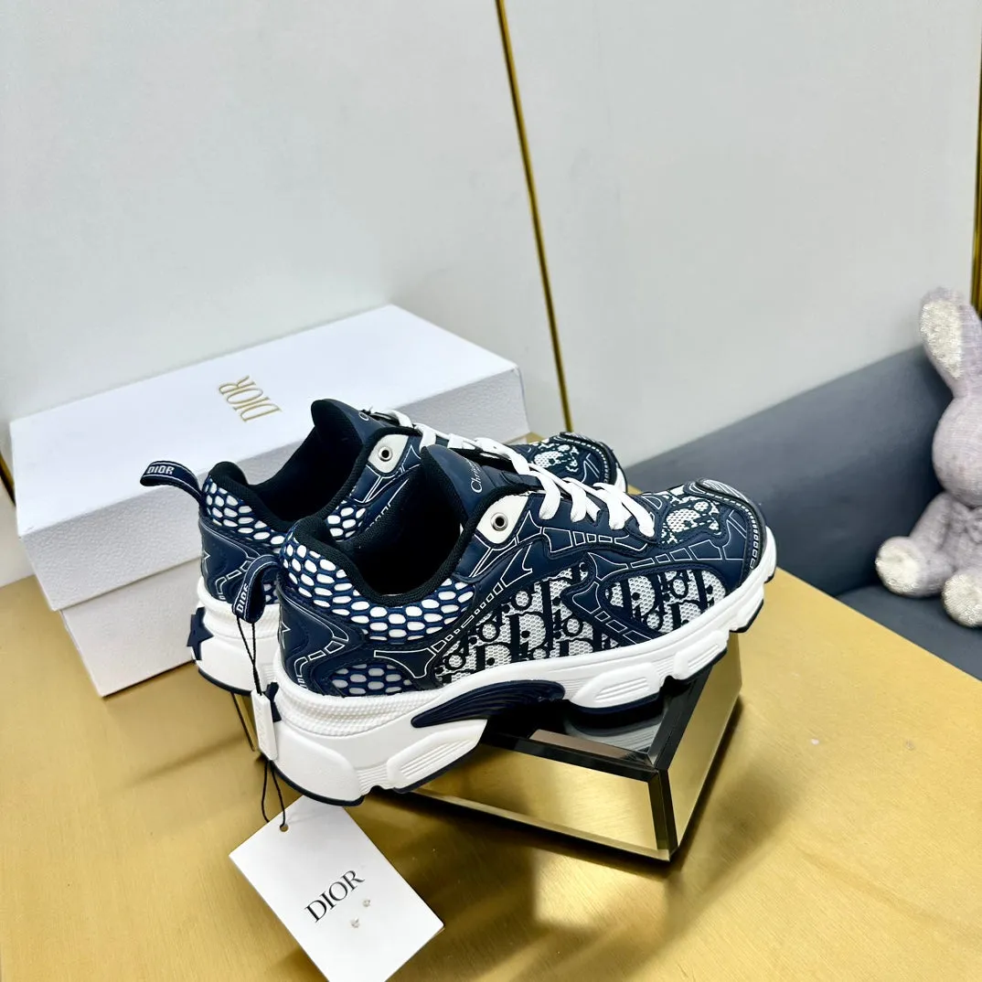 CD Chrono Sneaker 40mm In Navy Blue Mesh Fabric 994568