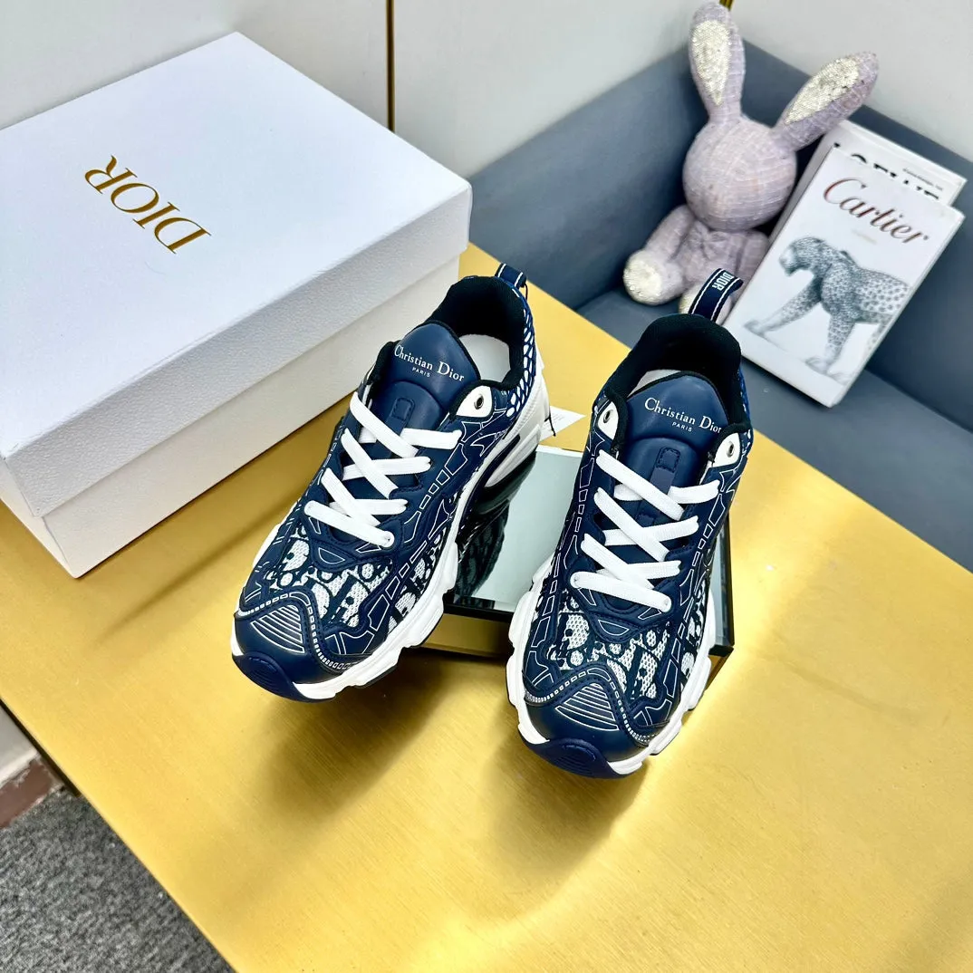 CD Chrono Sneaker 40mm In Navy Blue Mesh Fabric 994568