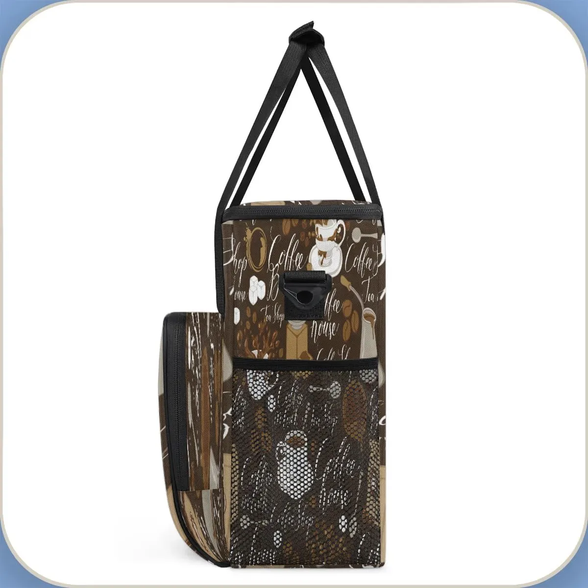 cfpolar Coffee House Coffee Maker Storage Bag, Travel Coffee Maker Carrying Storage Tote Bag Compatible with K-Mini or K-Mini Plus, Dustproof Tote Bag with Shoulder Strap for Women Men