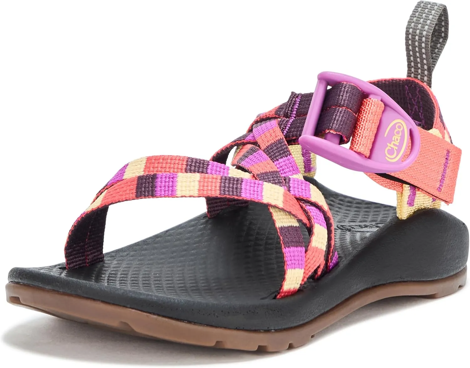 Chaco ZX1 Ecotread Kids Sandal, Pixel Blossom, 10 US Unisex Big