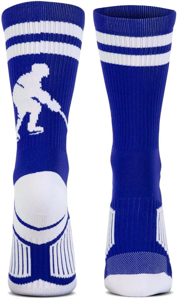 ChalkTalkSPORTS Hockey Performance Crew Socks - Multiple Designs & Colors - Youth & Adult - Hockey Mid-Calf Socks Packs