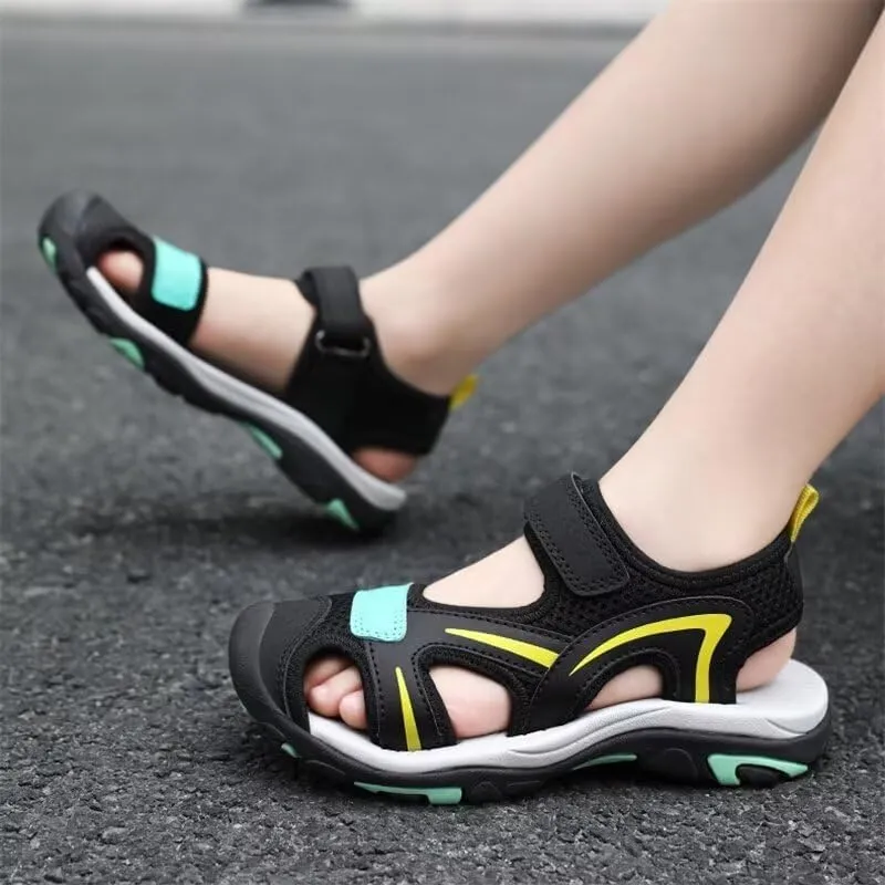 Children Boy Fashion Soft Sport Sandals for Summer Outdoor Walking Hiking