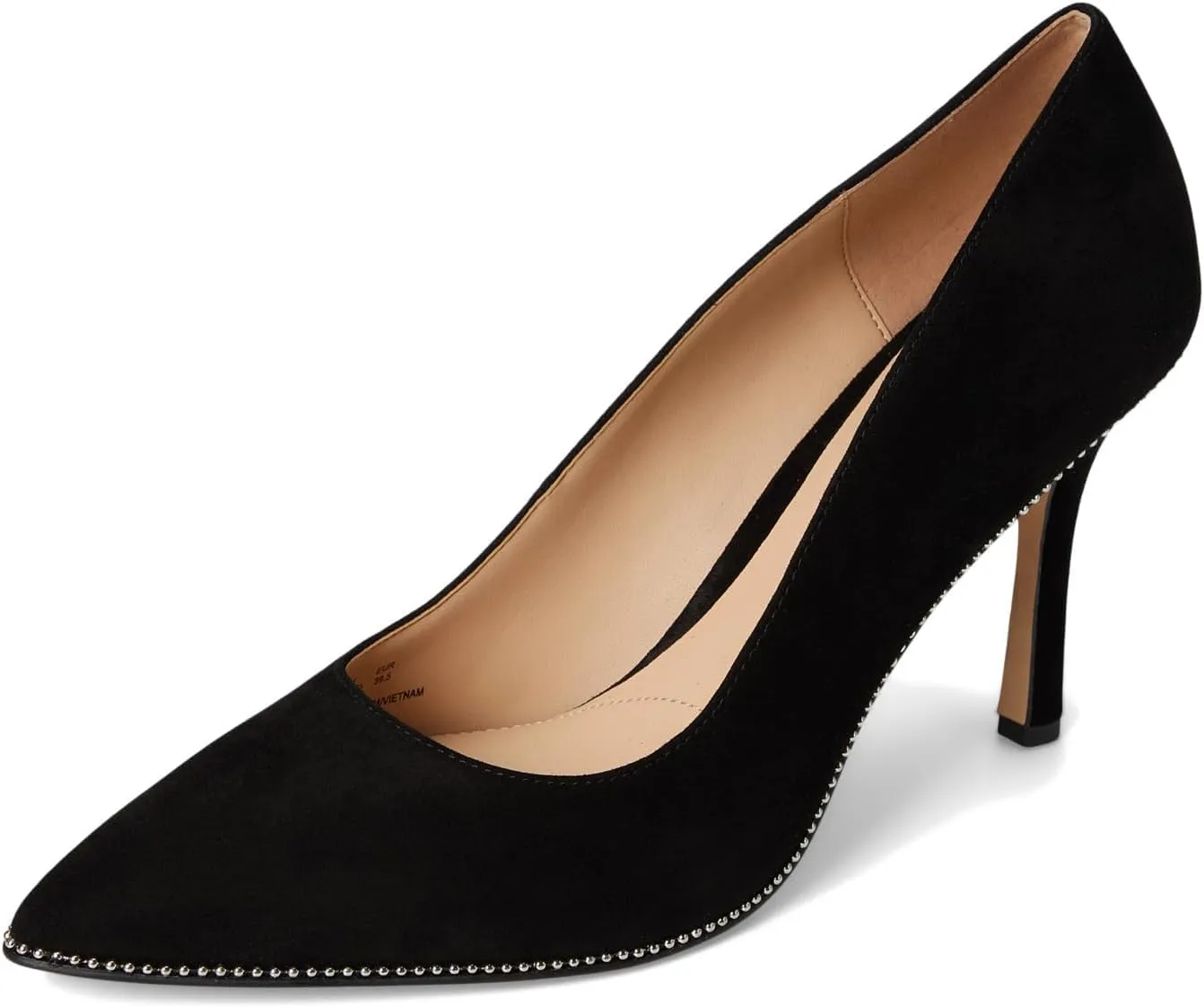 Coach Women's Samantha Pump, Suede Black, 9.5