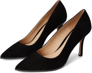 Coach Women's Samantha Pump, Suede Black, 9.5