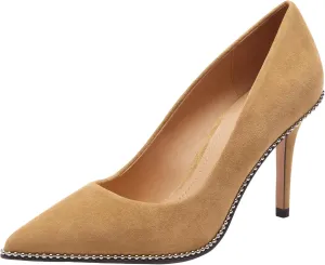 Coach Women's Waverly Pump, Peanut, 7.5