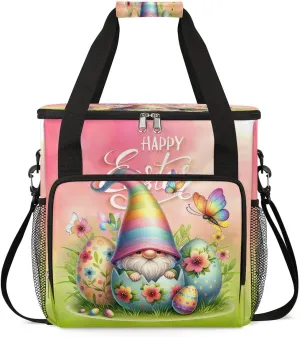 Coffee Maker Carring Bag Gnome Holiday Easter Travel Carrying Storage Tote Bag Compatible with Keurig K-Mini or K-Mini Plus Portable Single Serve Coffee Brewer Case with Pockets for K-cup Pods