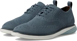 Cole Haan Men's GrandEvOlution Stitchlite Oxford, Stormy Weather/Ivory, 9.5