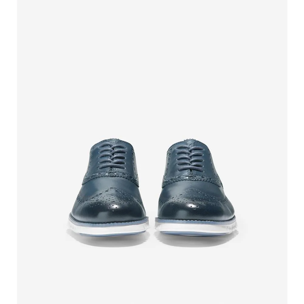 Cole Haan ZERØGRAND Wingtip Oxford Deep Navy Leather