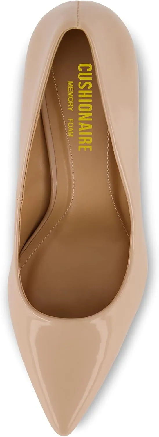 CUSHIONAIRE Women's Preston Dress Pump  Memory Foam, Wide Widths Available